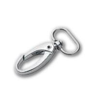 moschettone ovale per lanyard moschettone di lusso in metallo per nastro da collo
