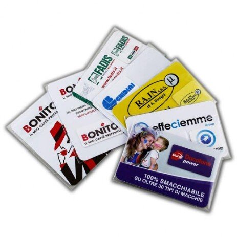 minipanno adesivo in microfibra pannetti adesivo stampato in microfibra